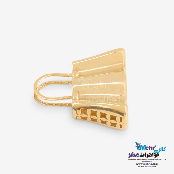 آویز طلا - طرح کیف