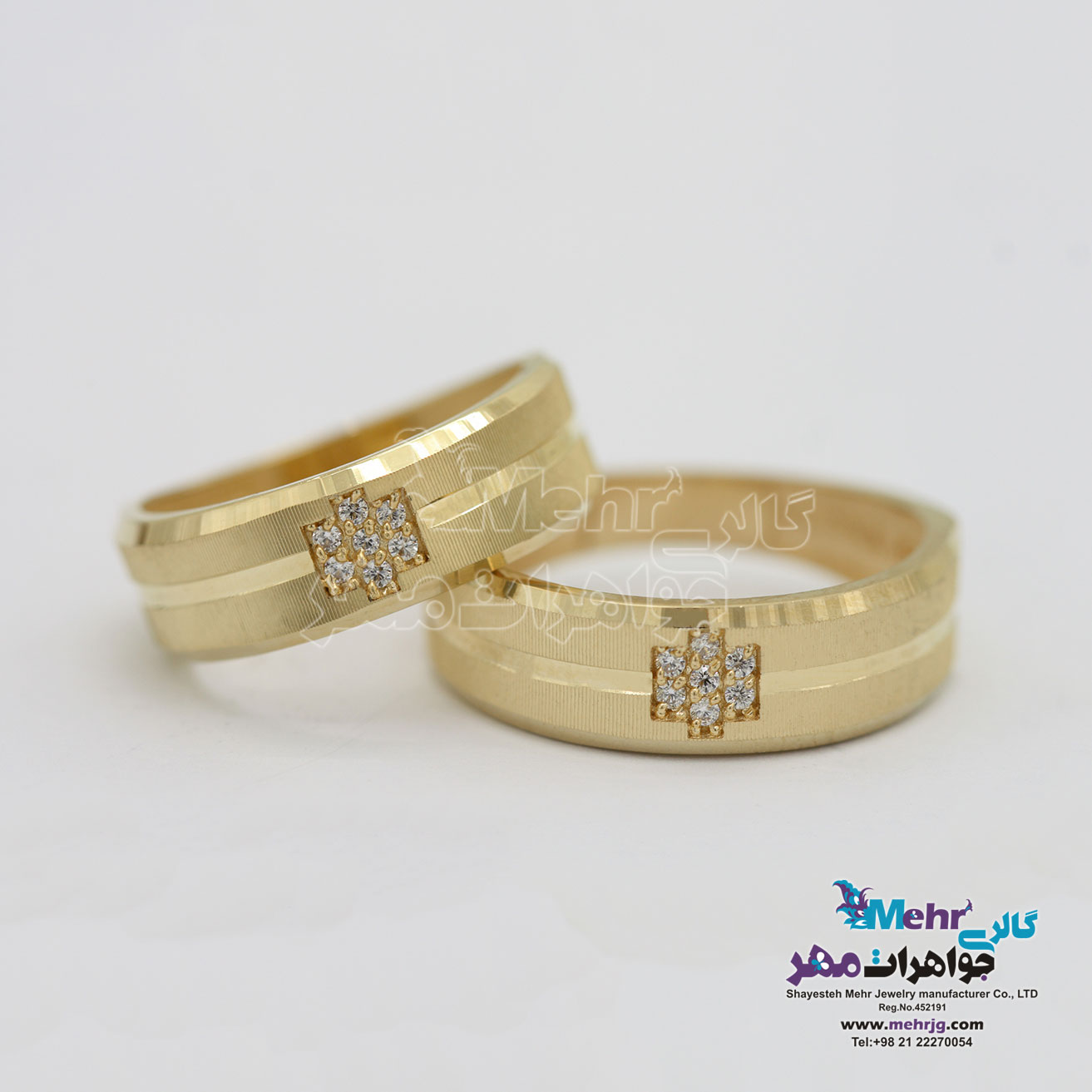 حلقه ست طلا - طرح رینگ