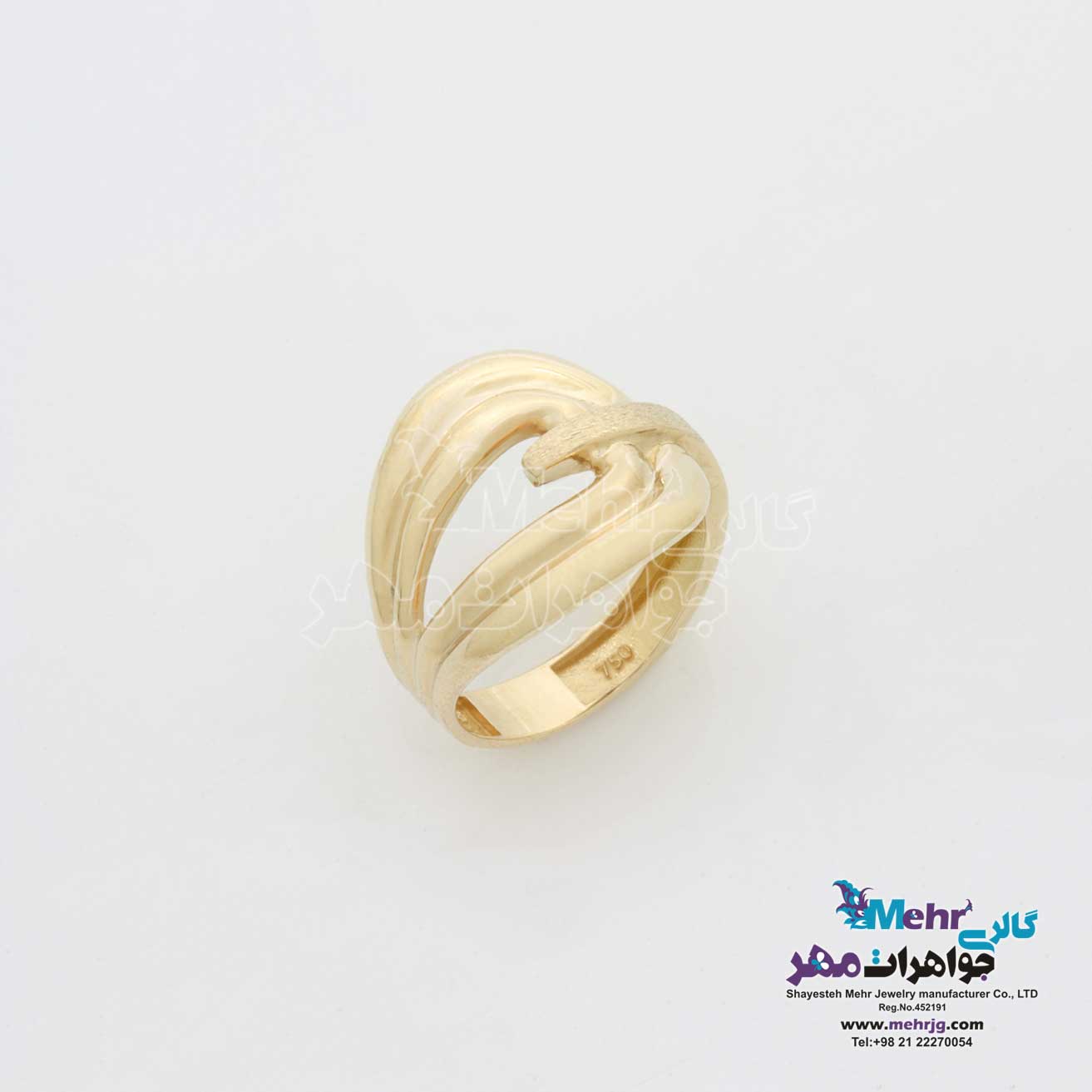 انگشتر طلا - طرح هرمس