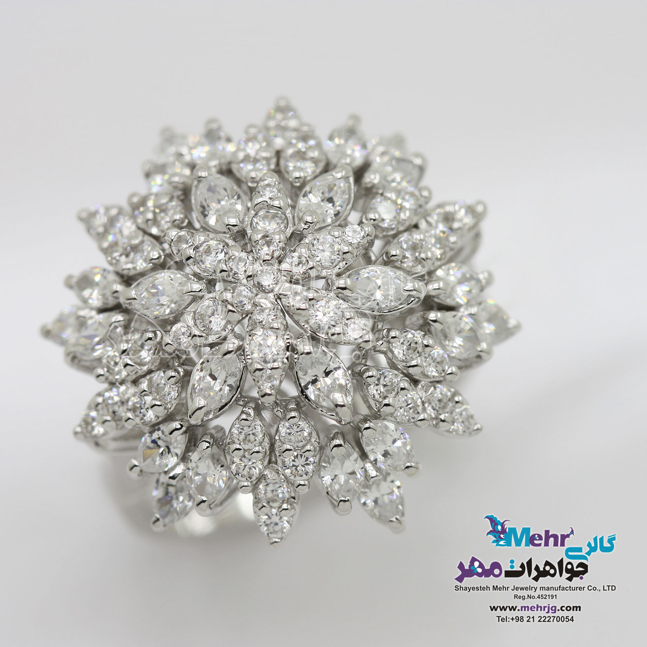 انگشتر جواهر - طرح مارکیز