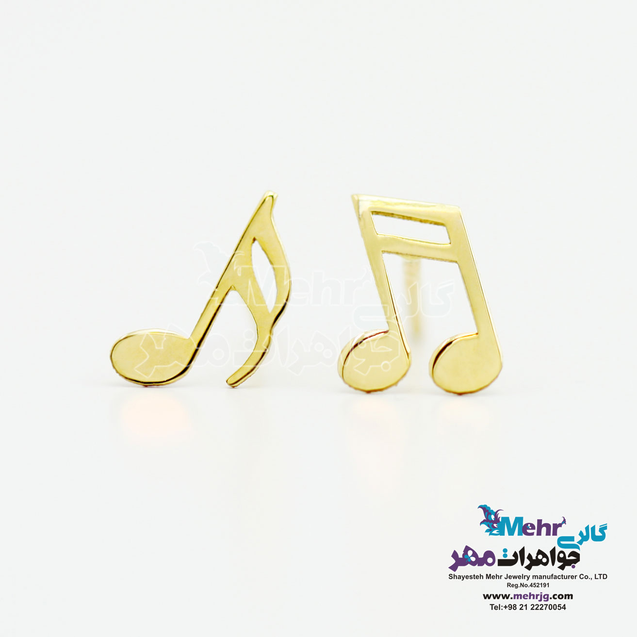 گوشواره طلا - طرح نت موسیقی