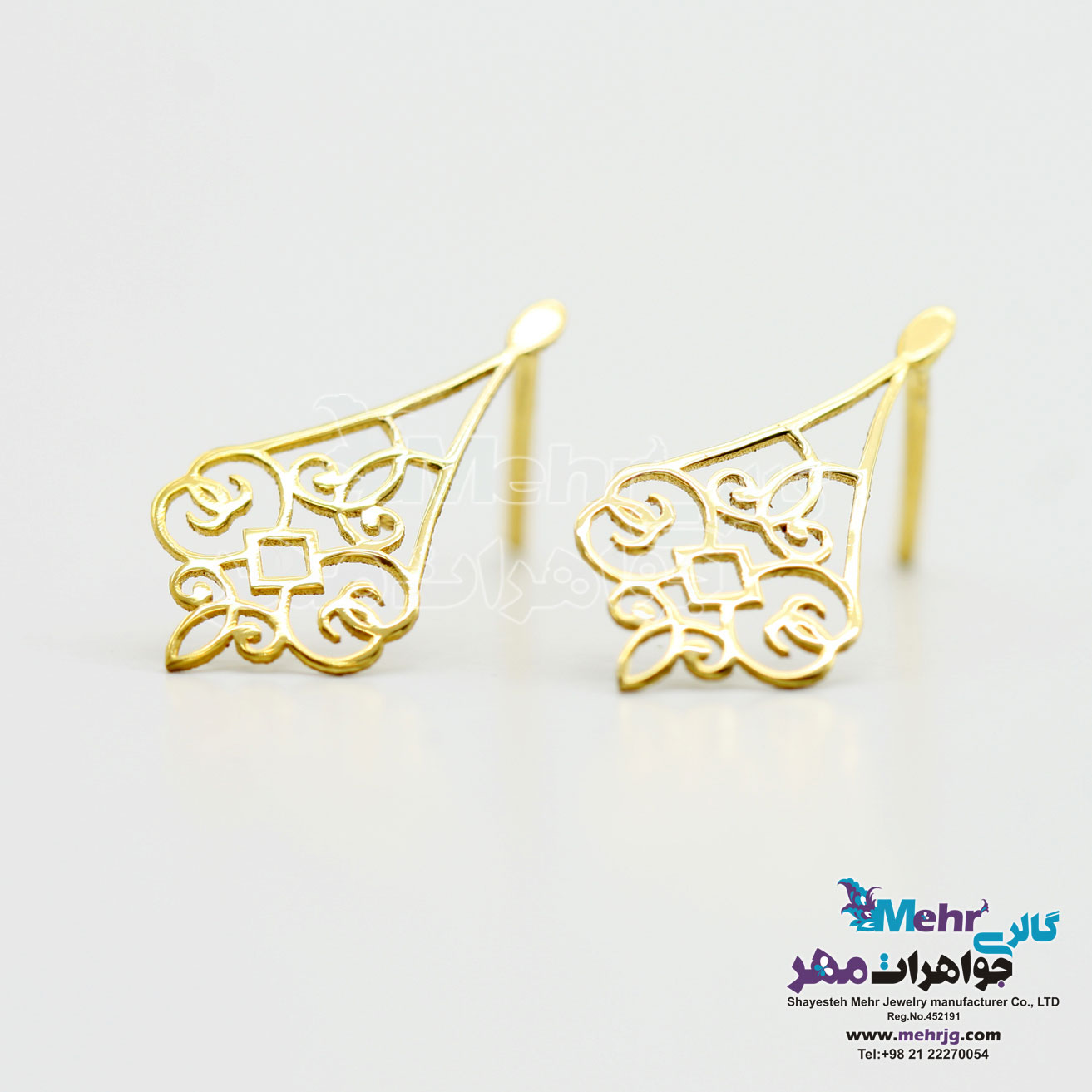 گوشواره طلا - طرح سنتی