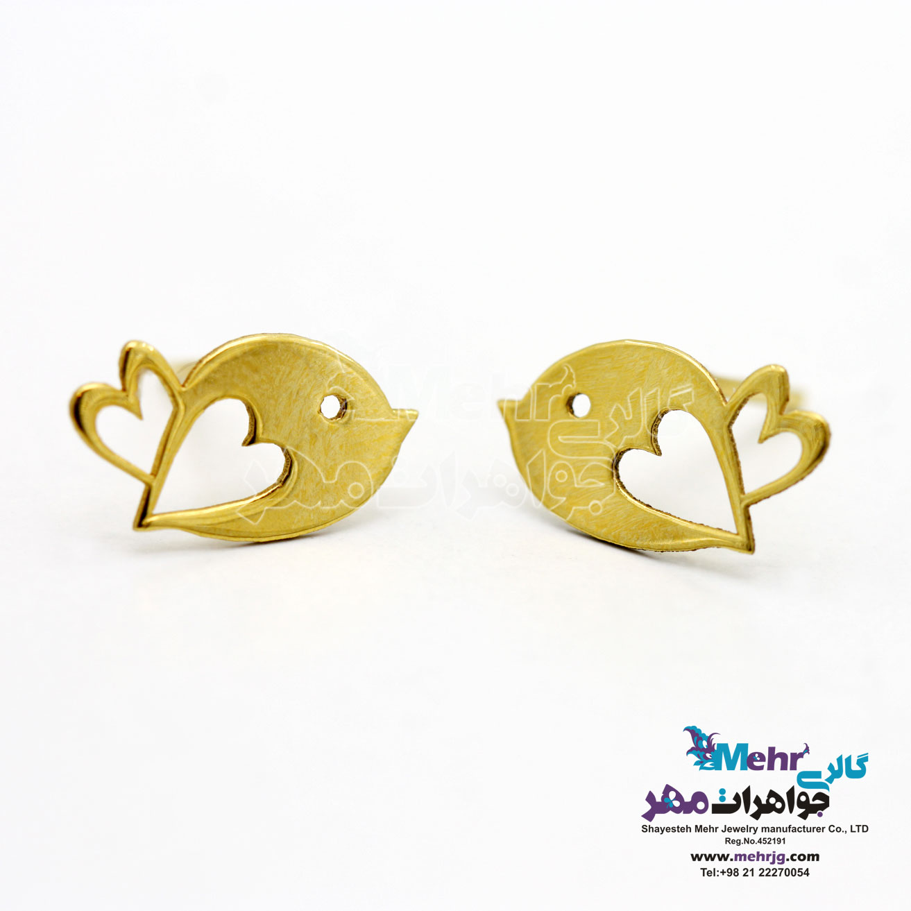 گوشواره طلا - طرح جوجه