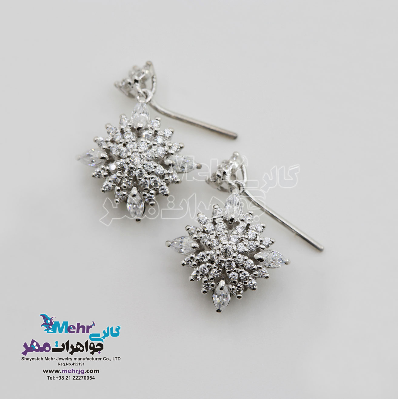 گوشواره جواهر - طرح مارکیز