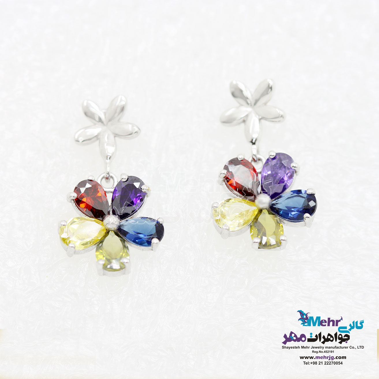 گوشواره طلا - طرح بولگاری