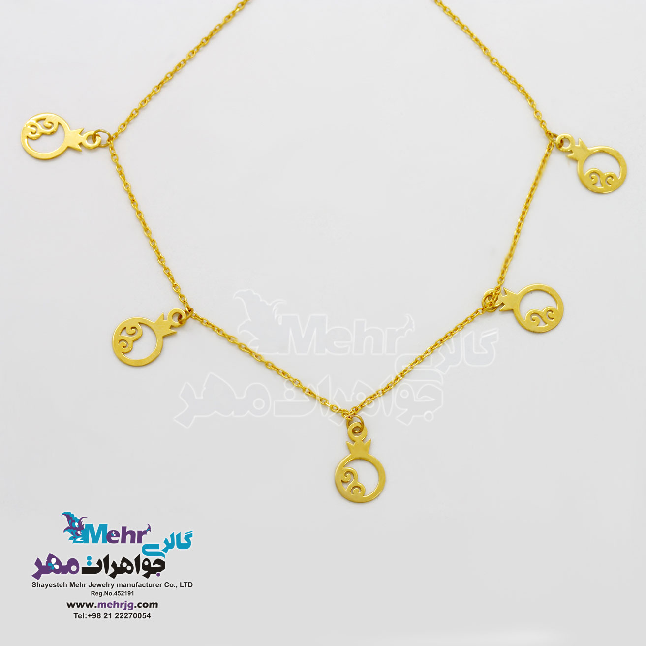 پابند طلا - طرح انار
