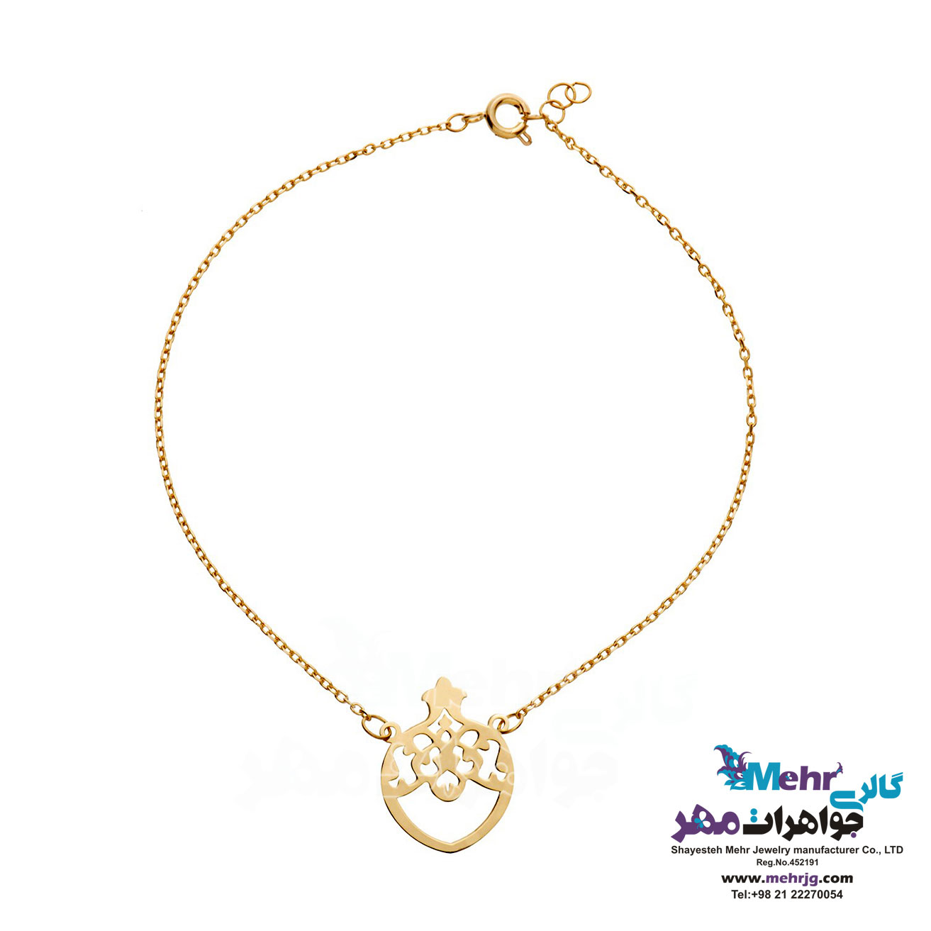 پابند طلا - طرح انار