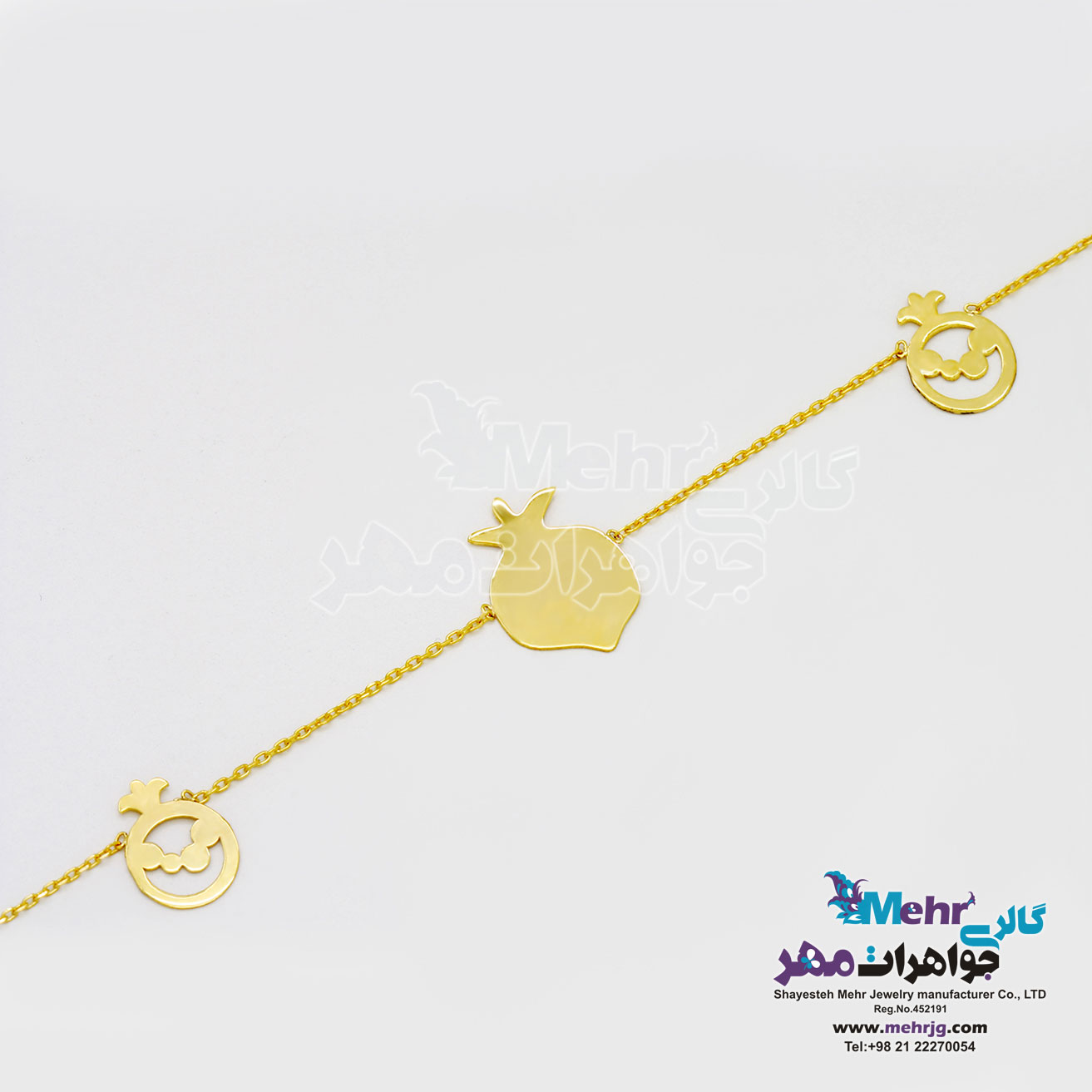 پابند طلا - طرح انار