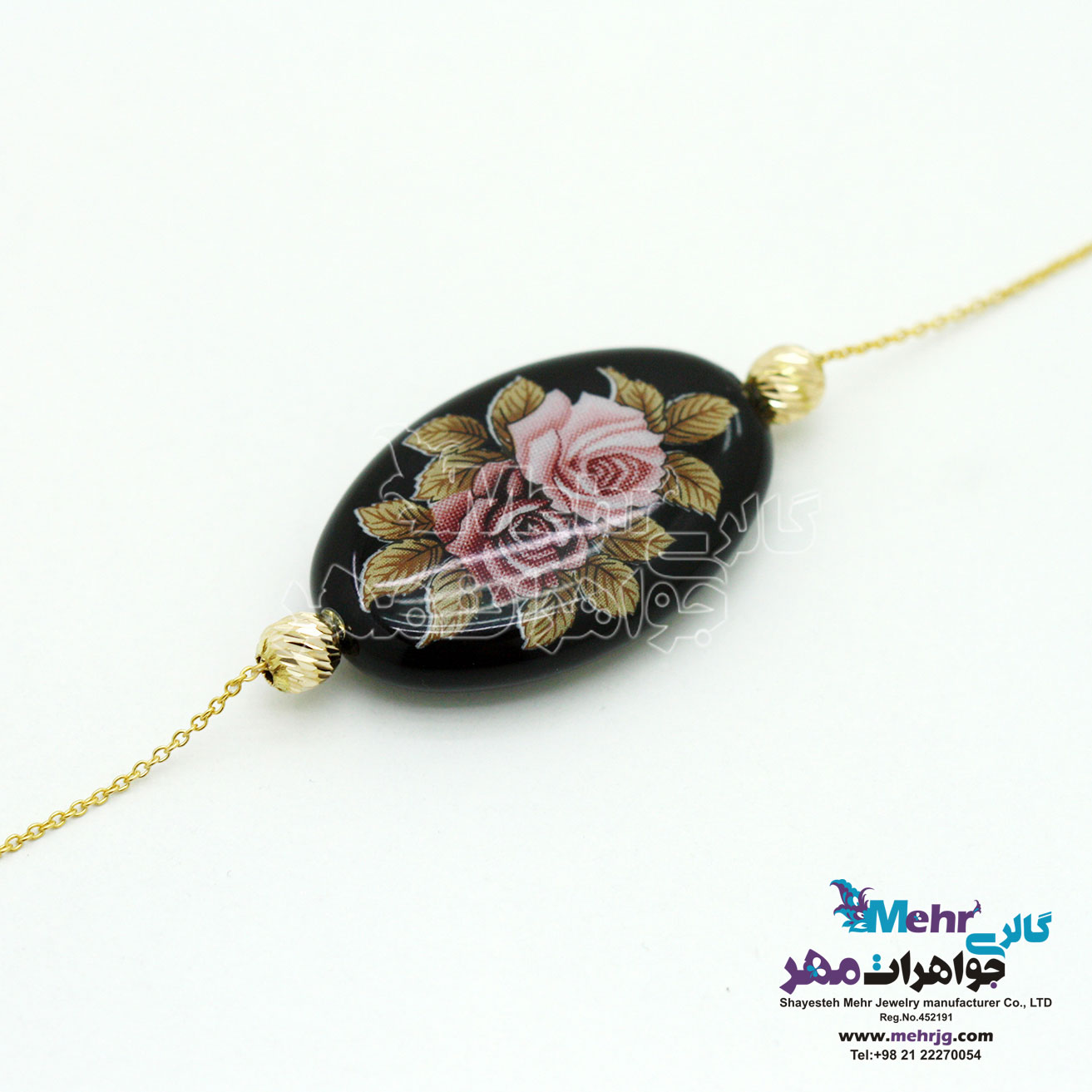 دستبند طلا - سنگ ساکورا