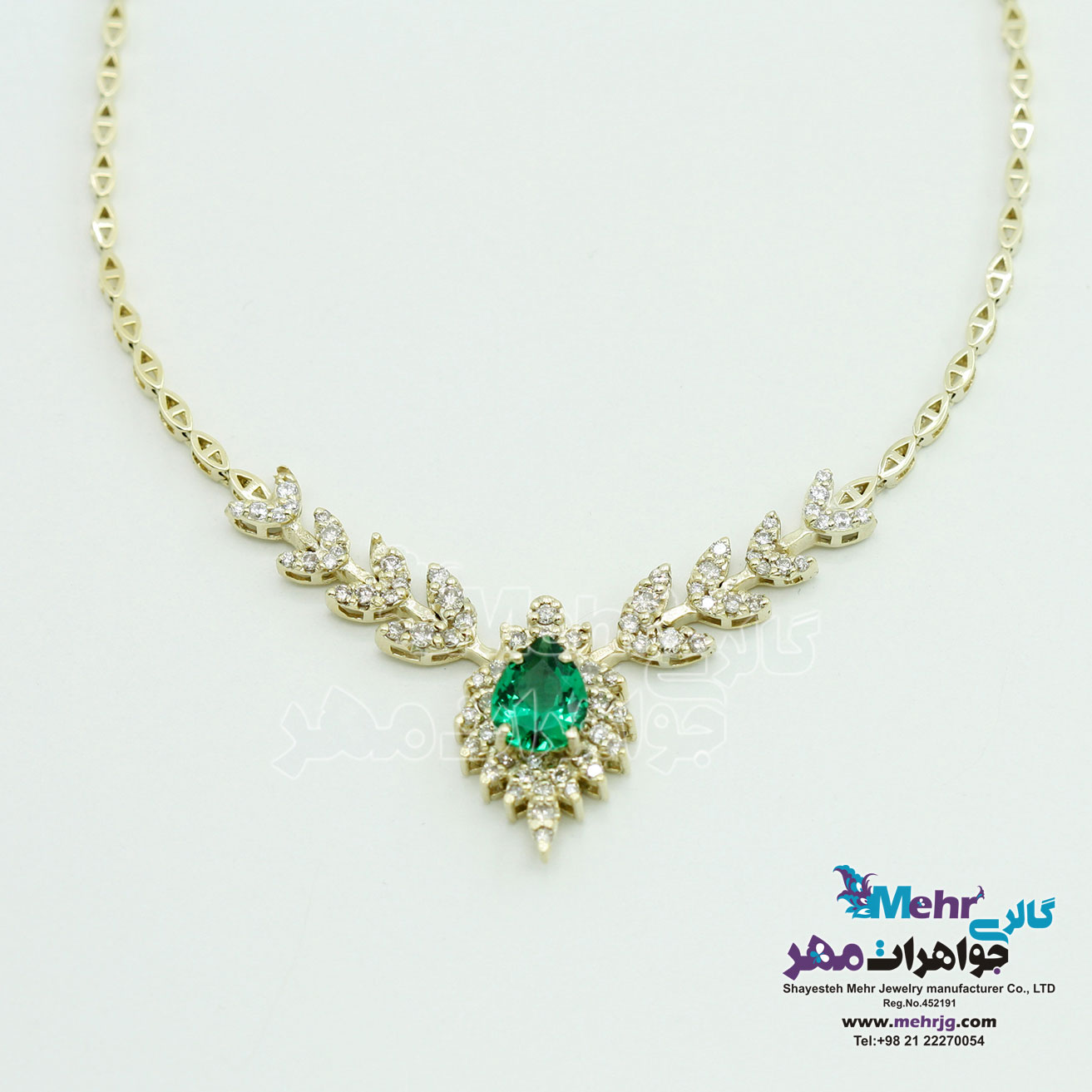 گردنبند جواهر - طرح مارکیز