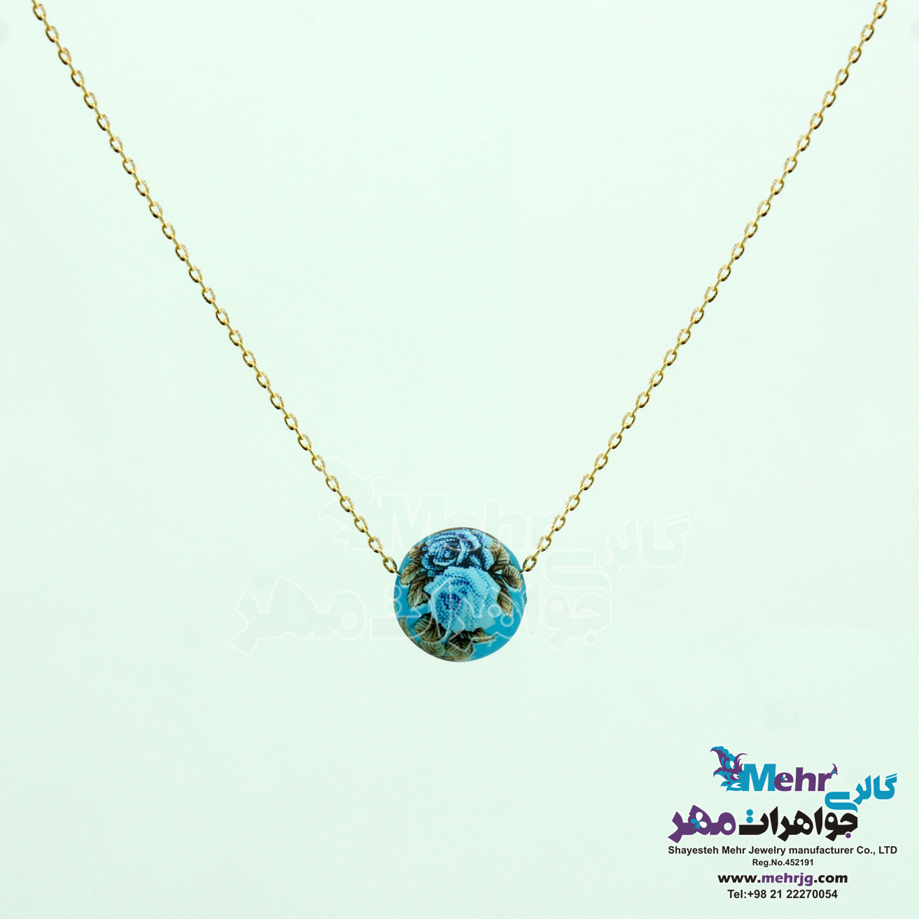 گردنبند طلا - طرح ساکورا