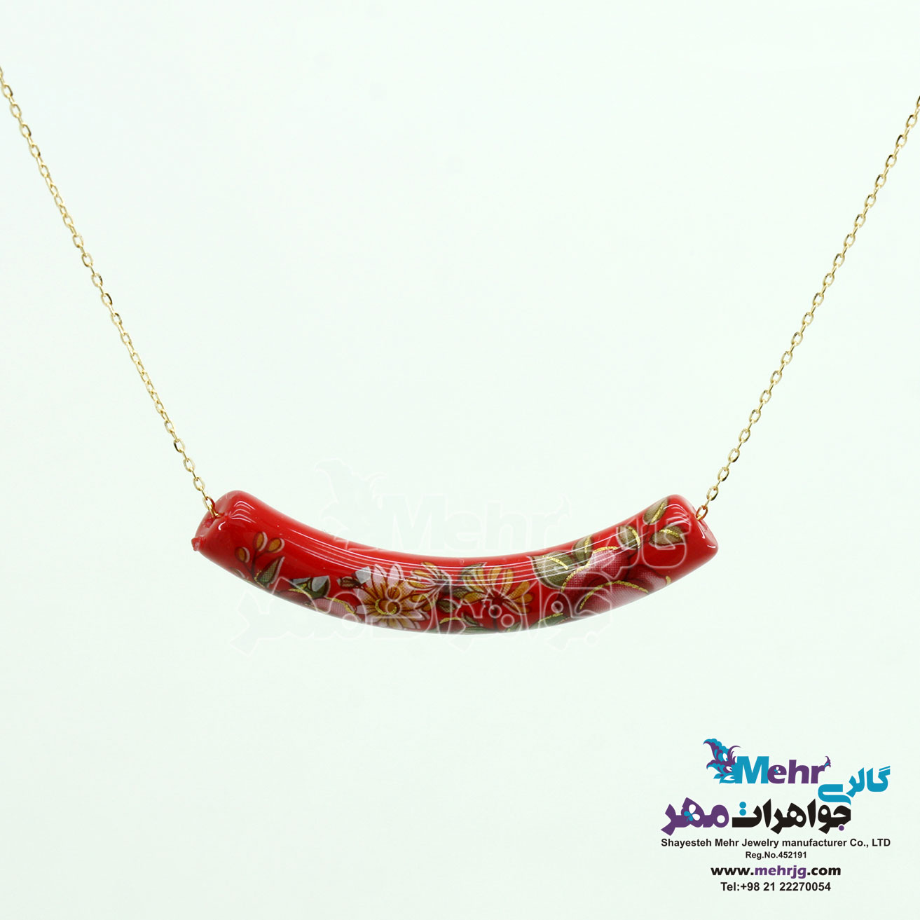 گردنبند طلا - طرح ساکورا