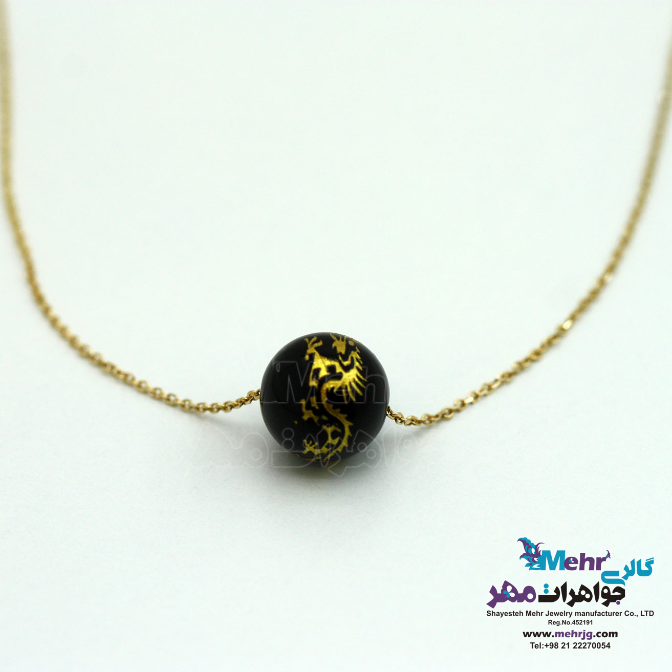 گردنبند طلا - طرح انیکس طلاکوب