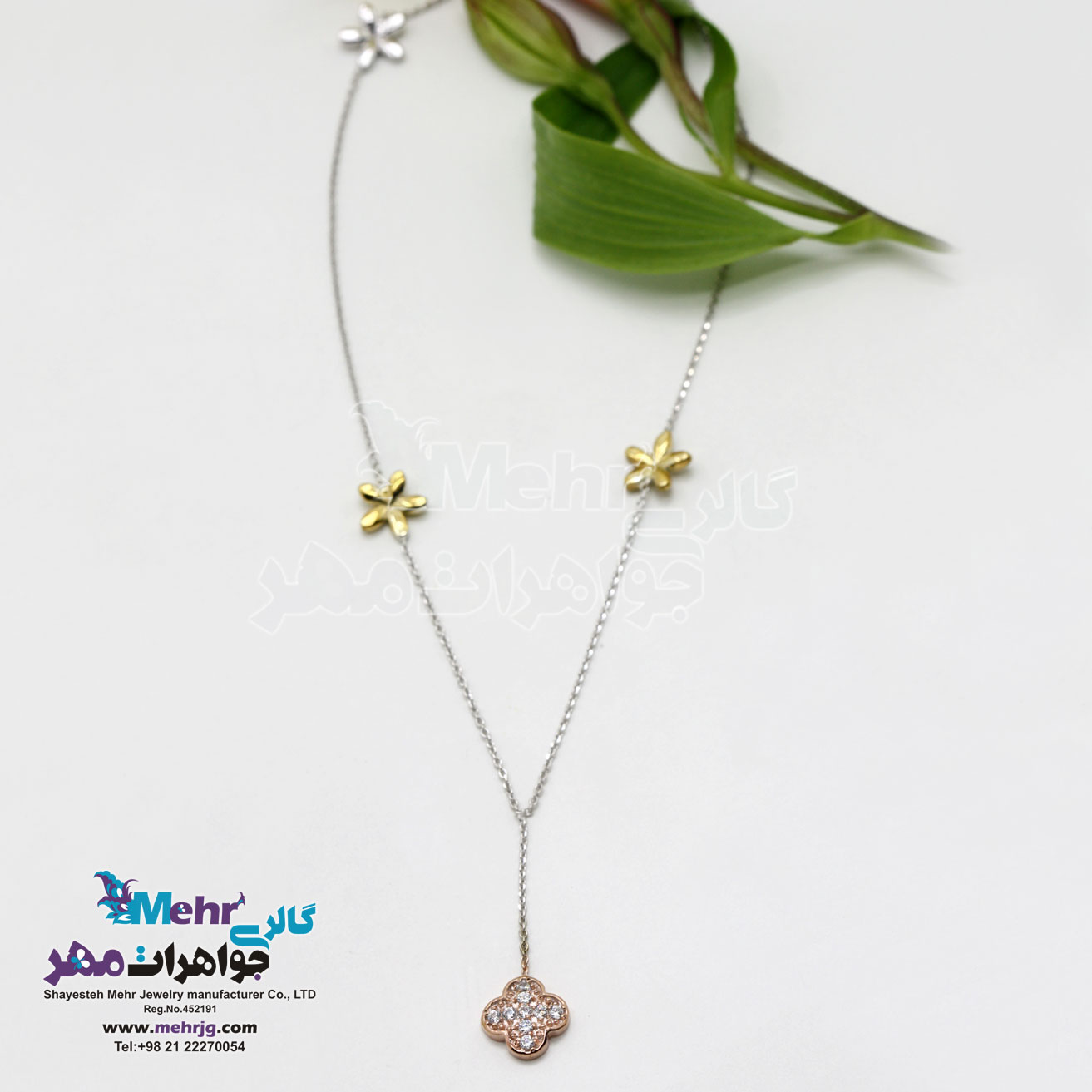 گردنبند طلا - طرح ون کلیف