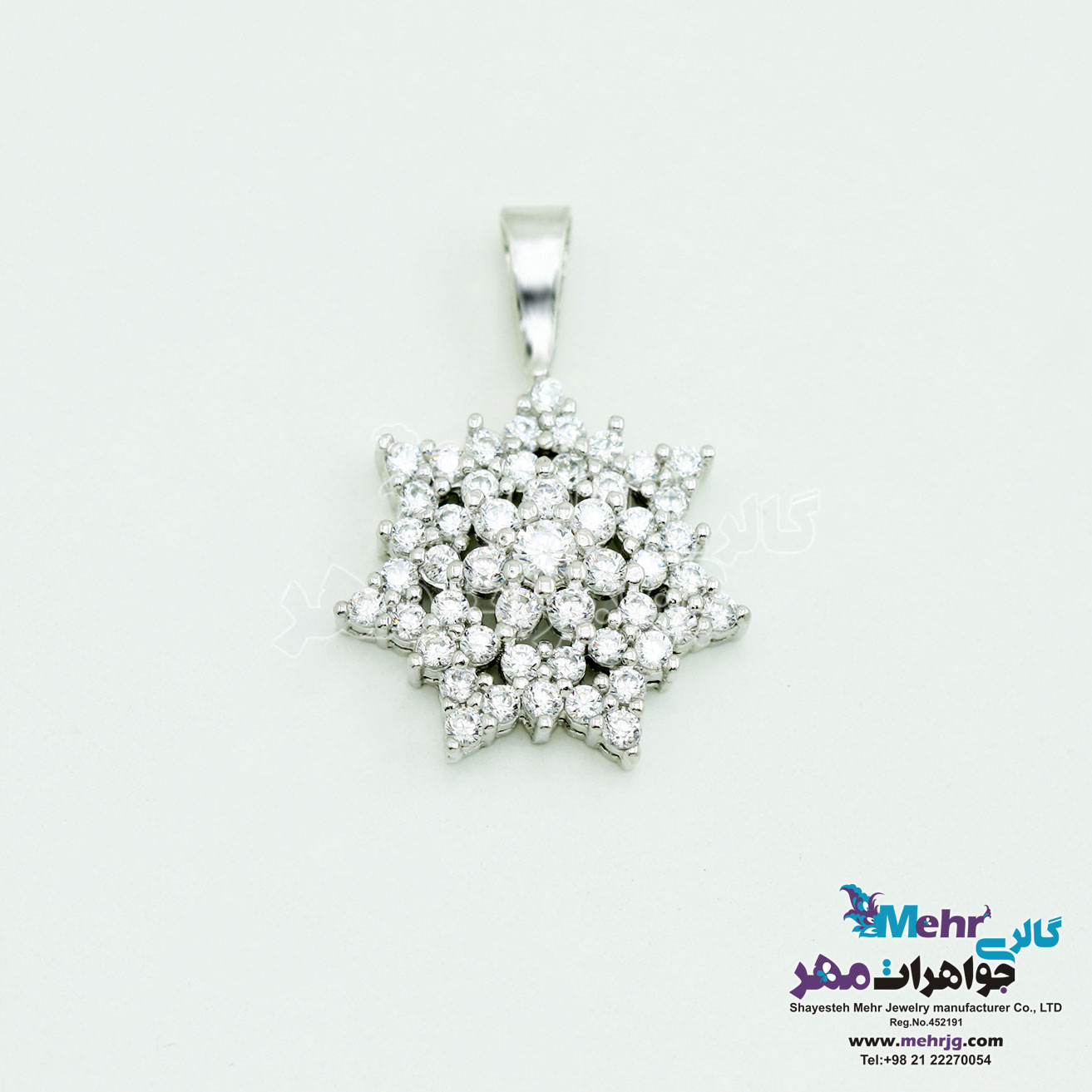 آویز طلا - طرح گل