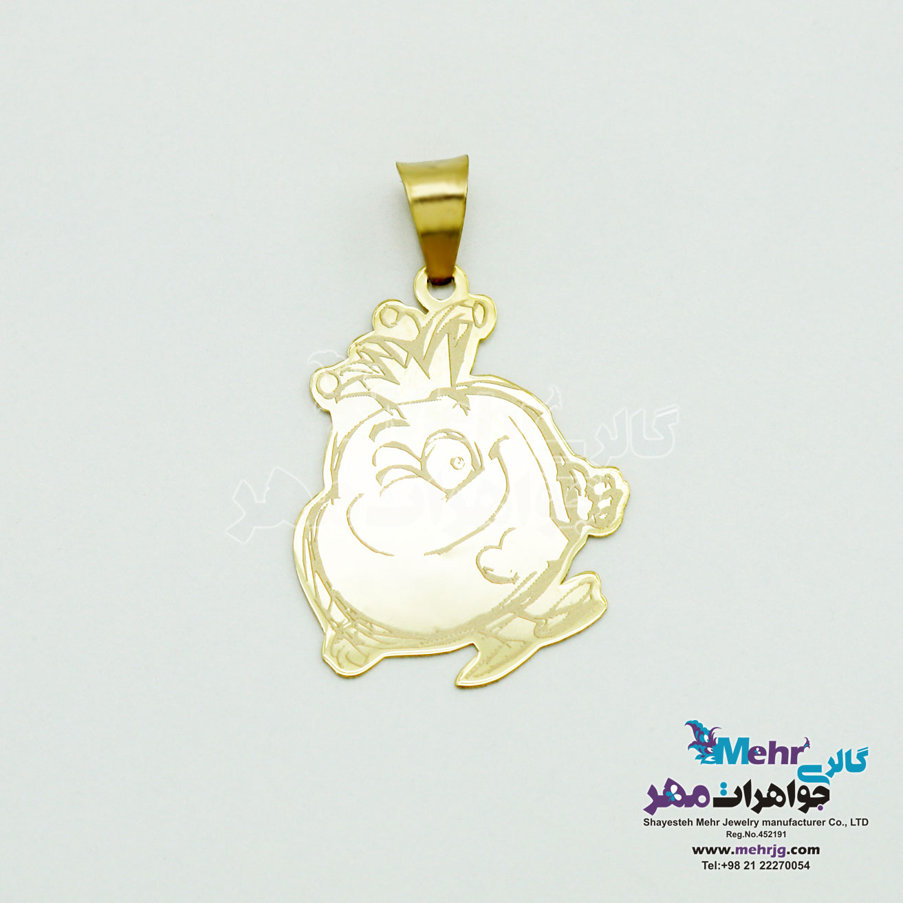 آویز طلا - طرح انار