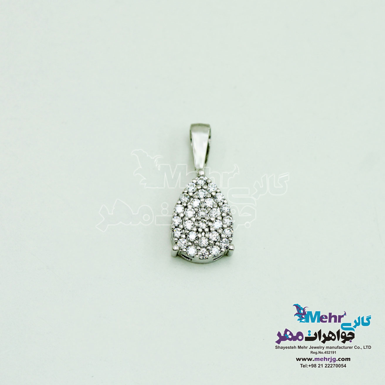 آویز طلا - طرح قطره