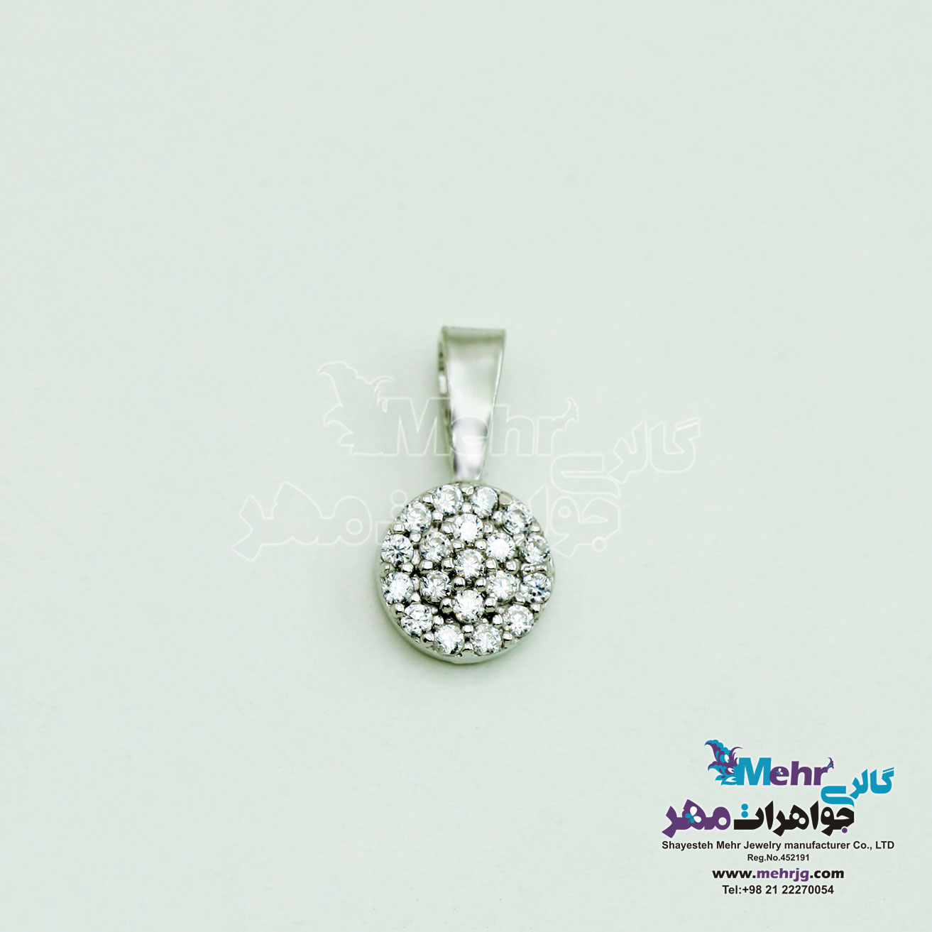 آویز طلا - طرح دایره