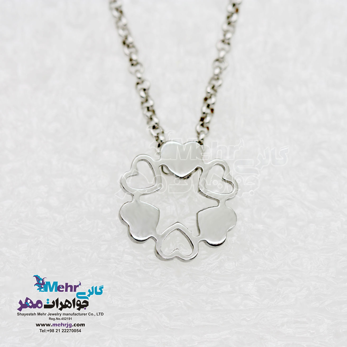 گردنبند طلا - طرح قلب