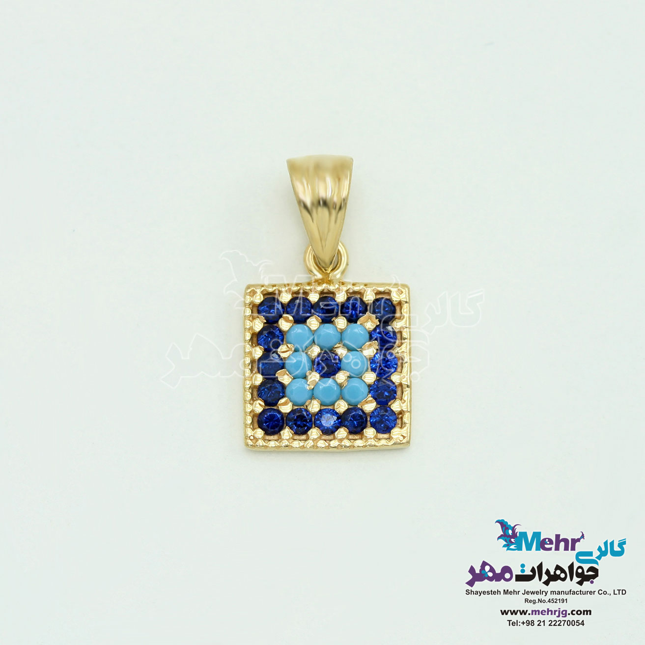 آویز طلا - طرح چشم نظر