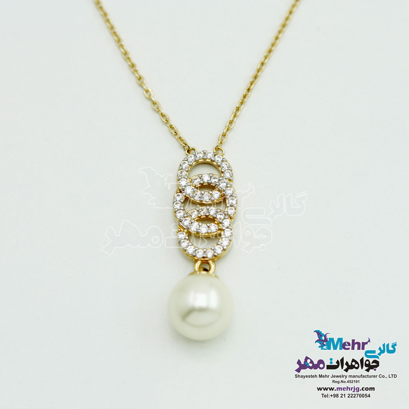 گردنبند طلا - طرح دایره