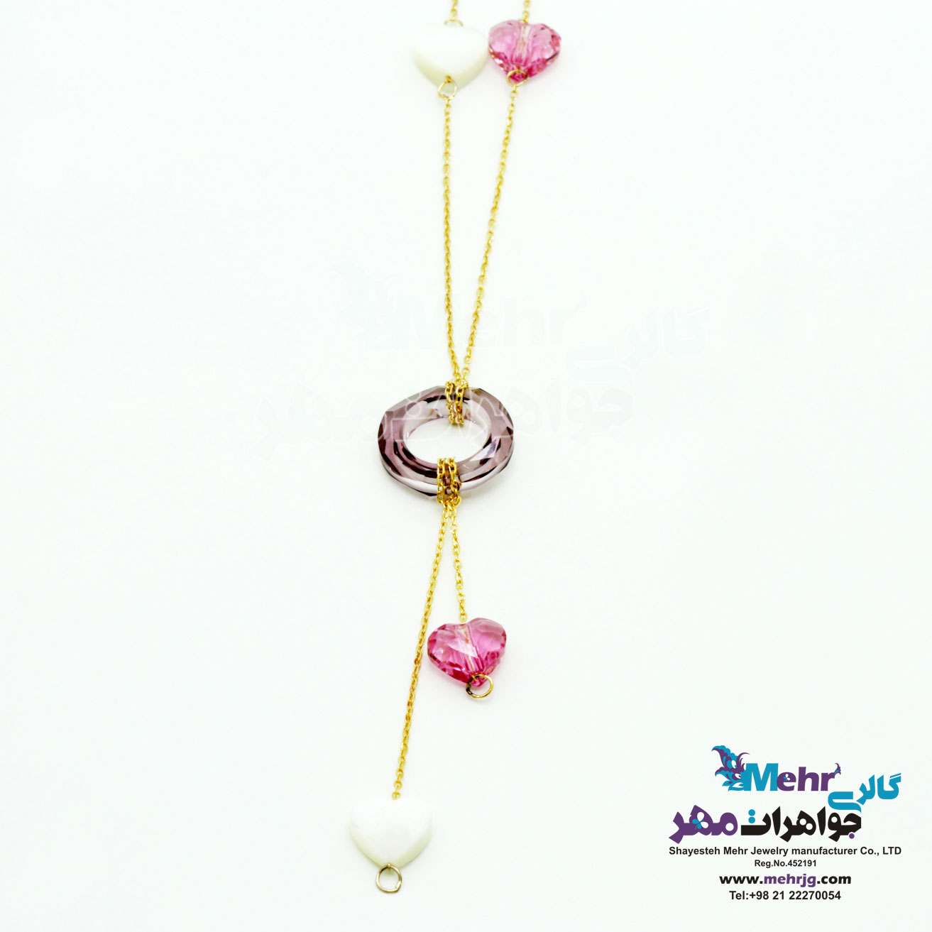 گردنبند طلا - طرح قلب