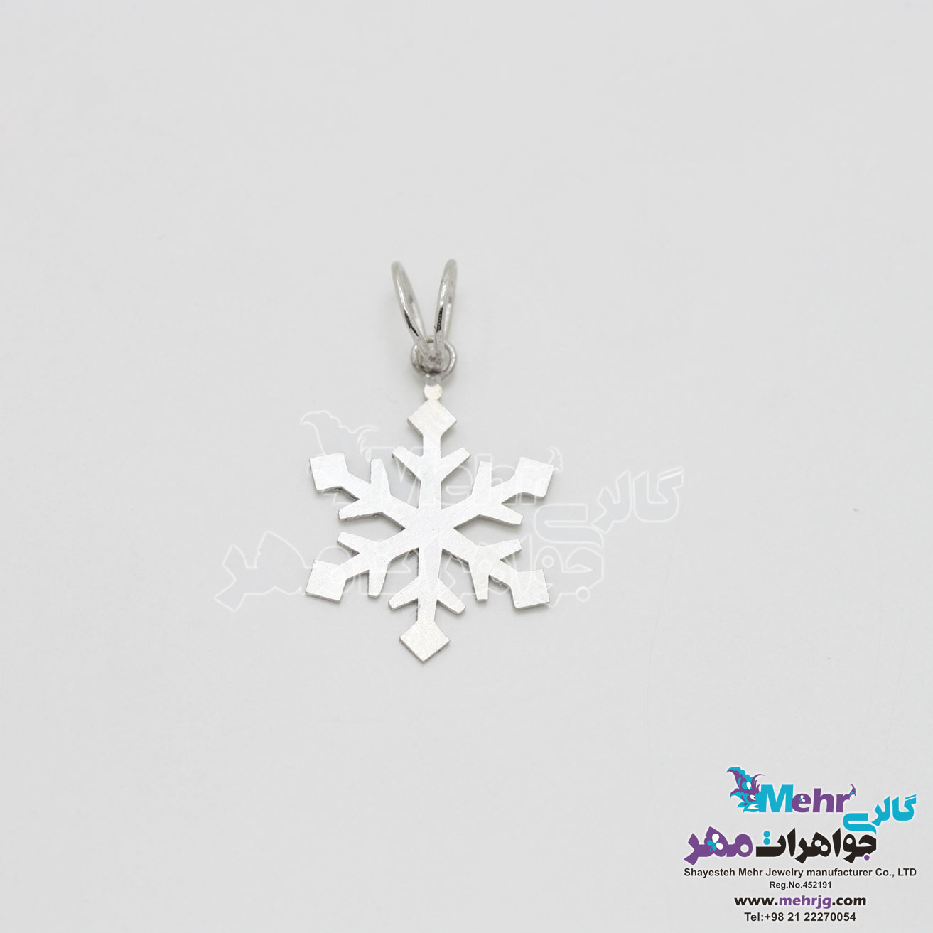 آویز طلا - طرح برف