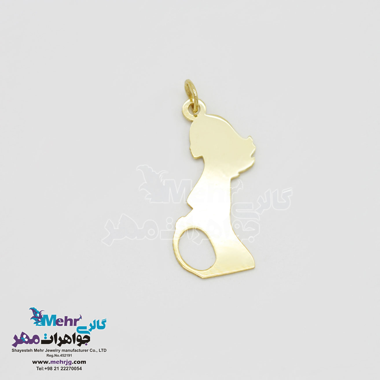 آویز طلا - طرح بارداری