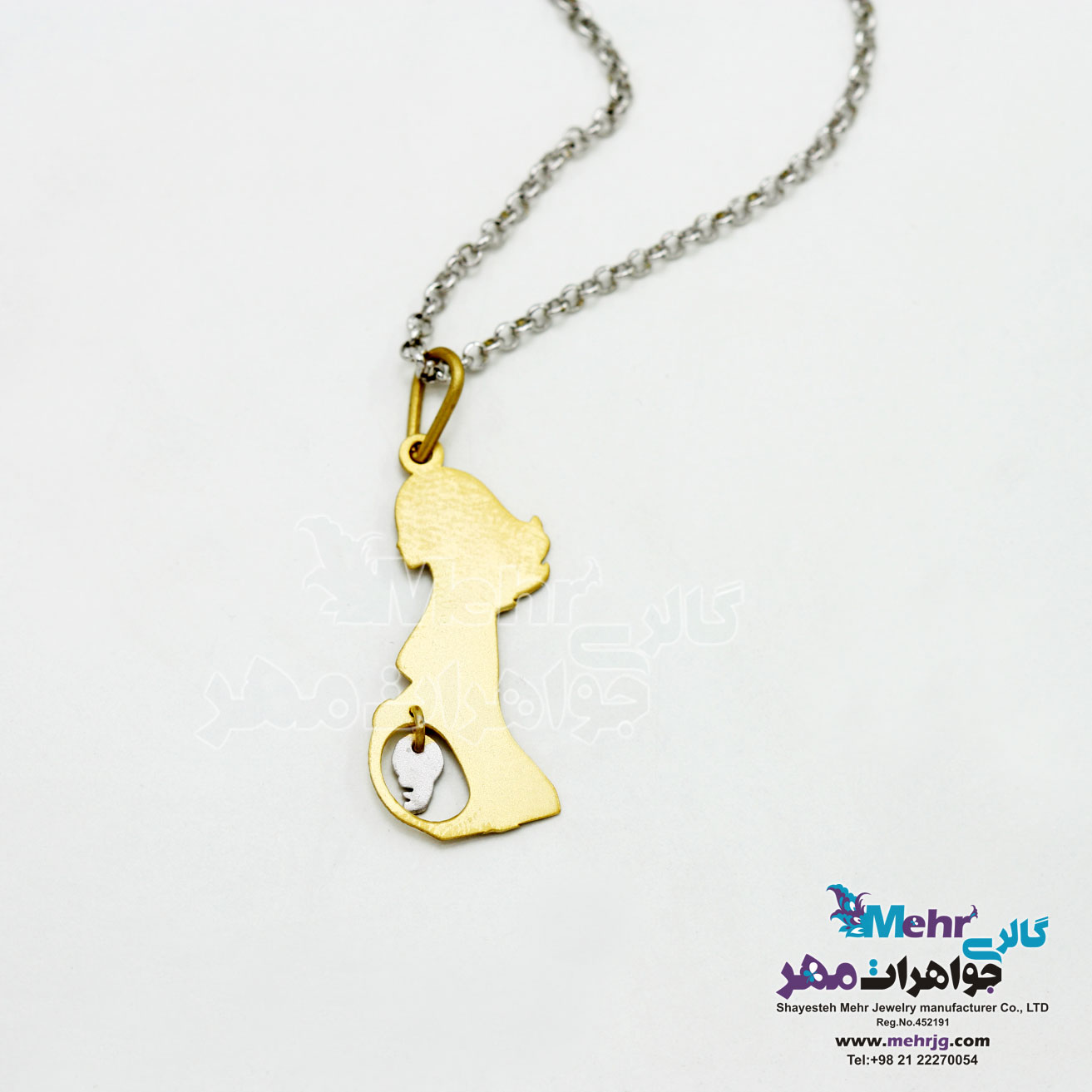 آویز طلا - طرح بارداری