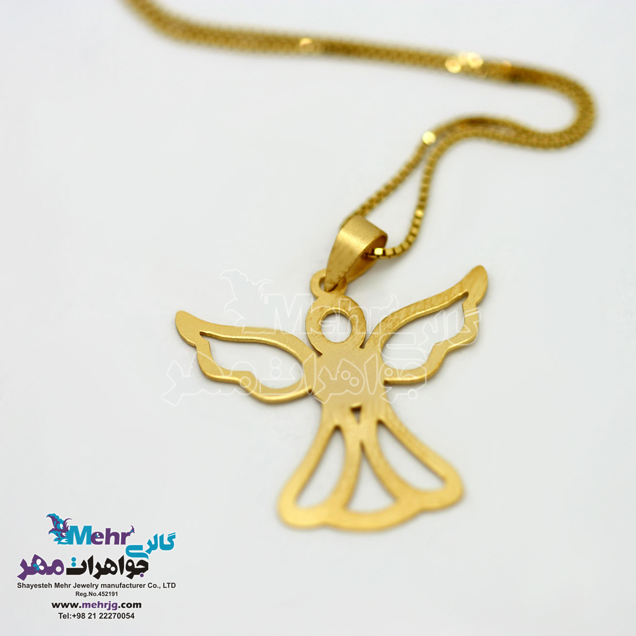 آویز طلا - طرح فرشته