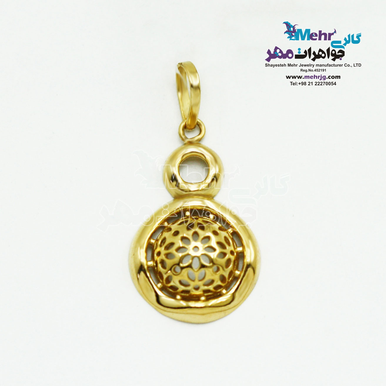 آویز طلا - طرح هندسی
