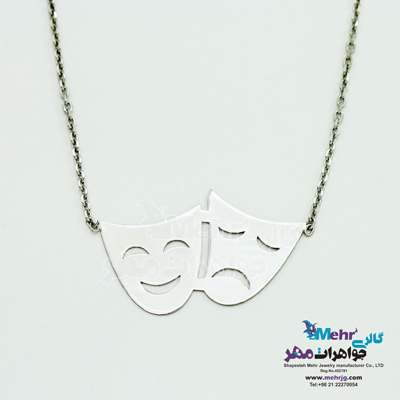 گردنبند طلا - طرح اشک ها و لبخند ها