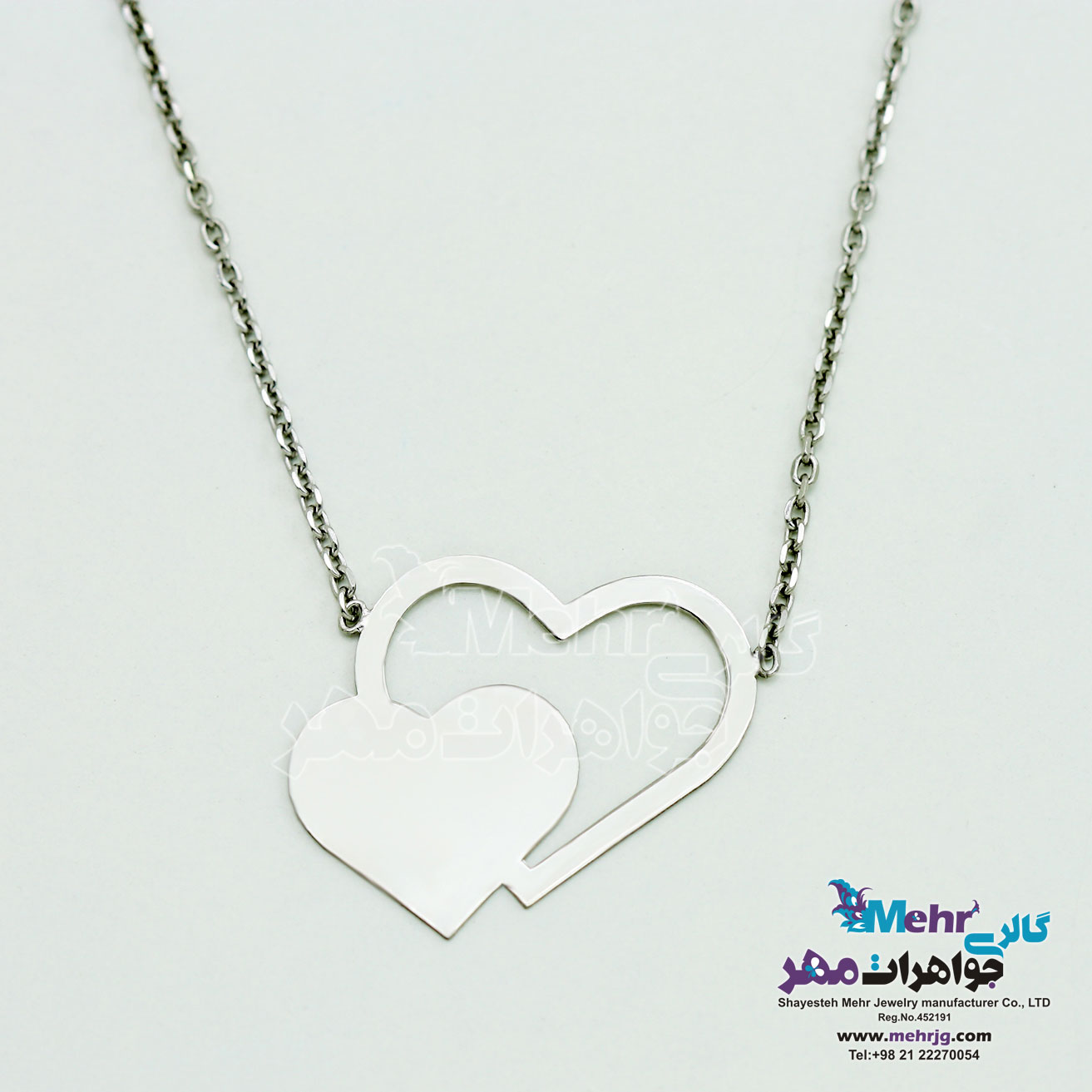 گردنبند طلا - طرح قلب