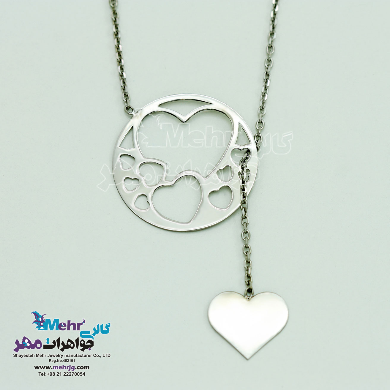 گردنبند طلا - طرح قلب