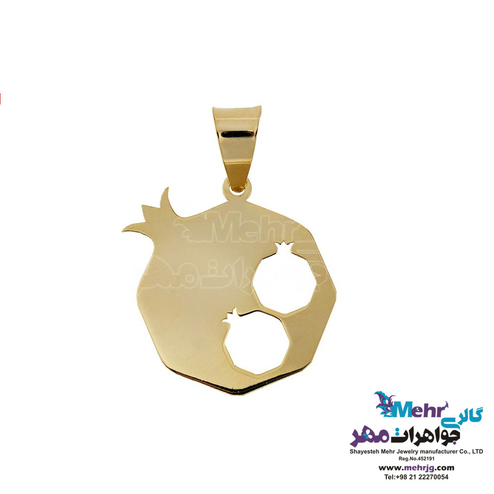 آویز طلا - طرح انار