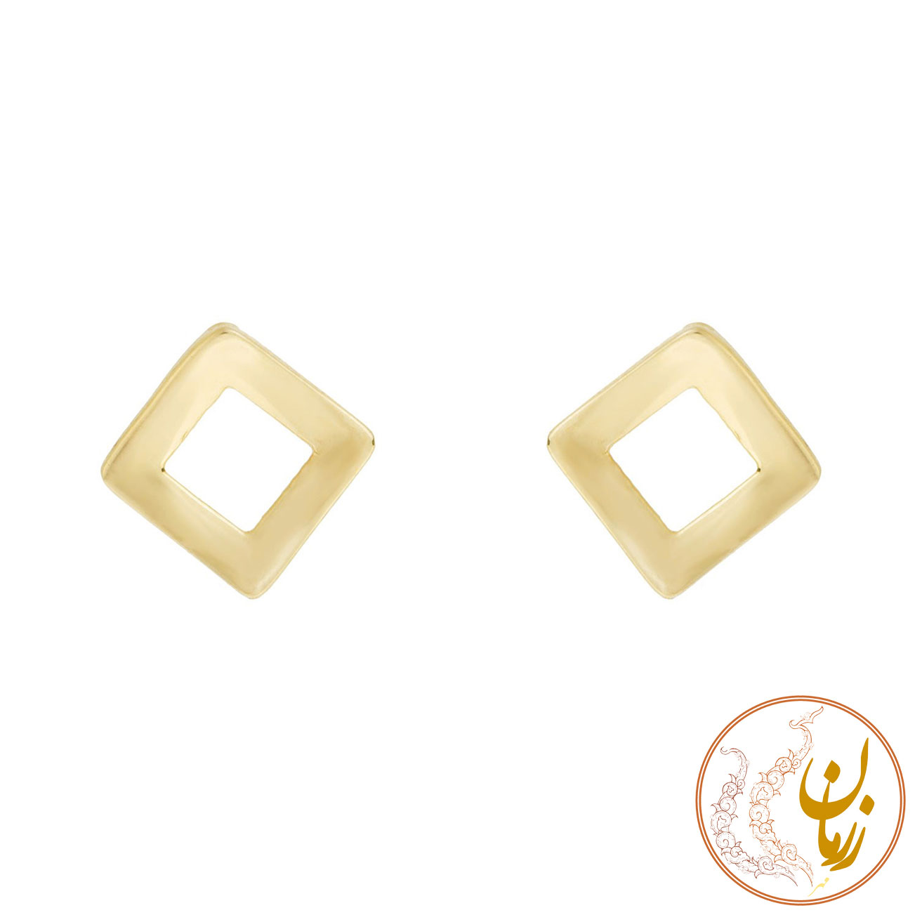 گوشواره طلا - طرح هندسی