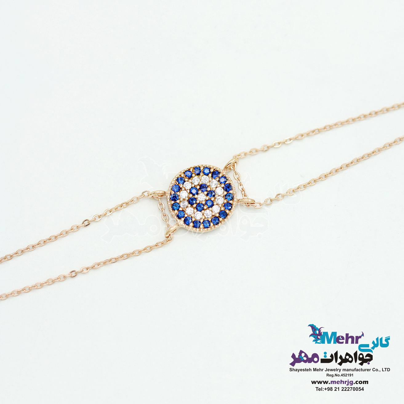 دستبند طلا - طرح چشم‌نظر