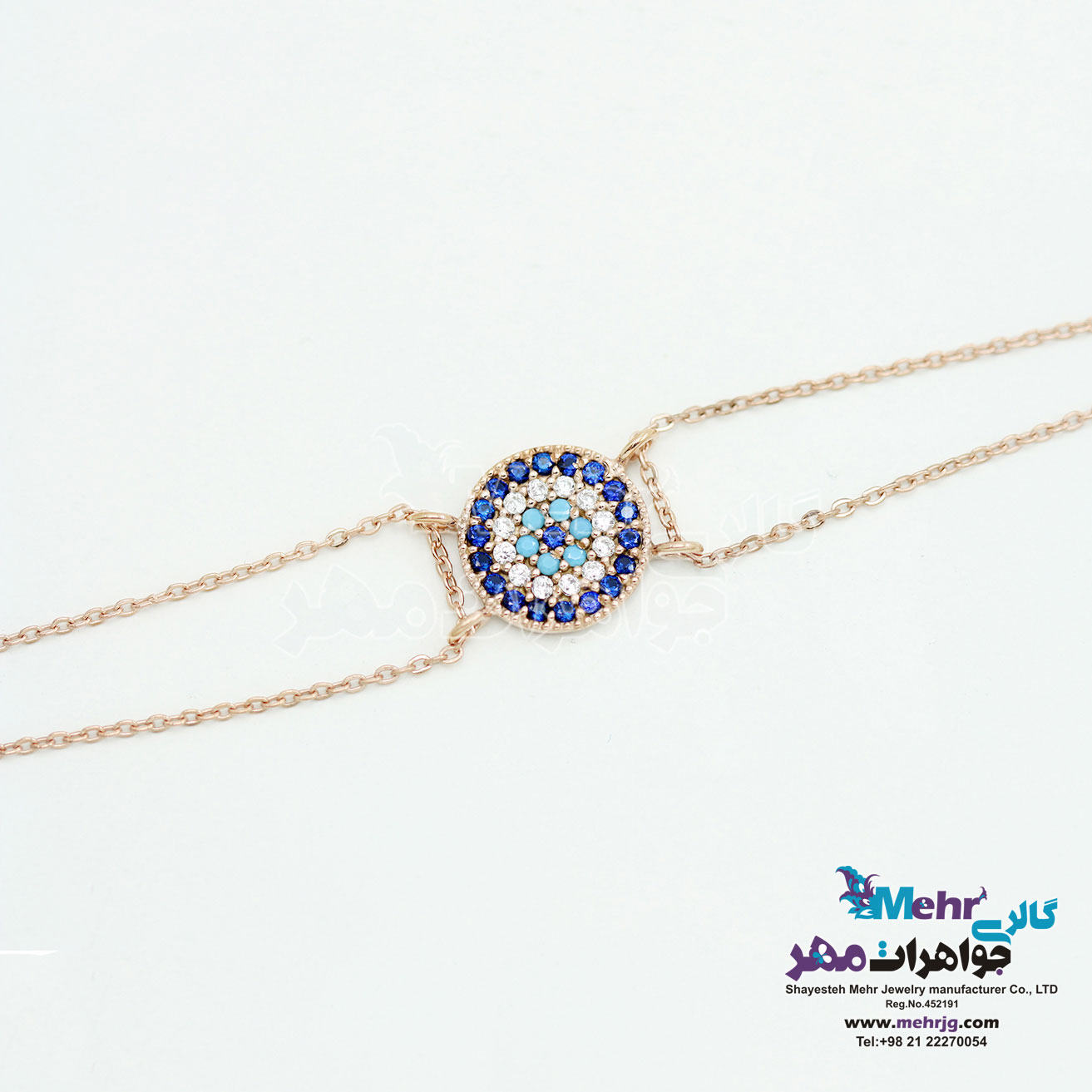 دستبند طلا - طرح چشم‌نظر