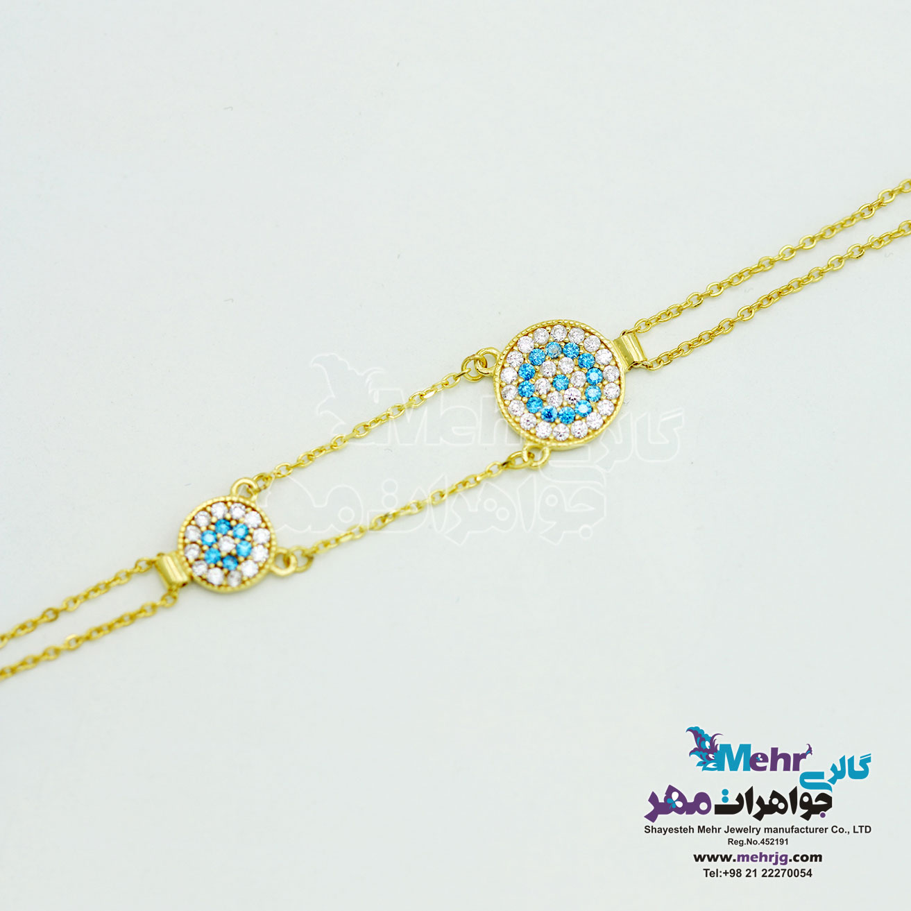دستبند طلا - طرح چشم‌نظر