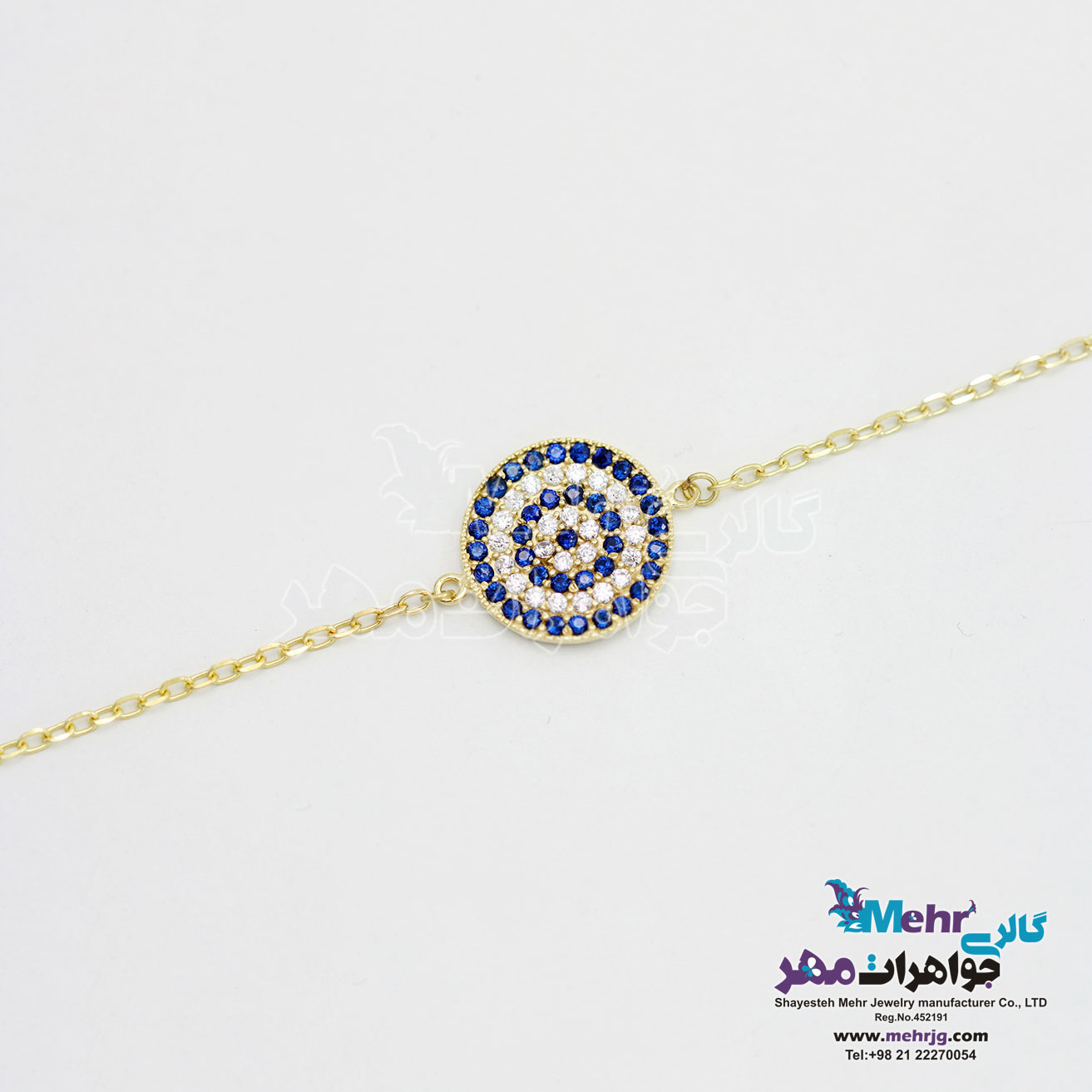دستبند طلا - طرح چشم‌نظر