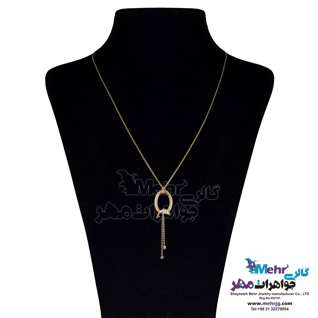 گردنبند طلا - طرح دلفین