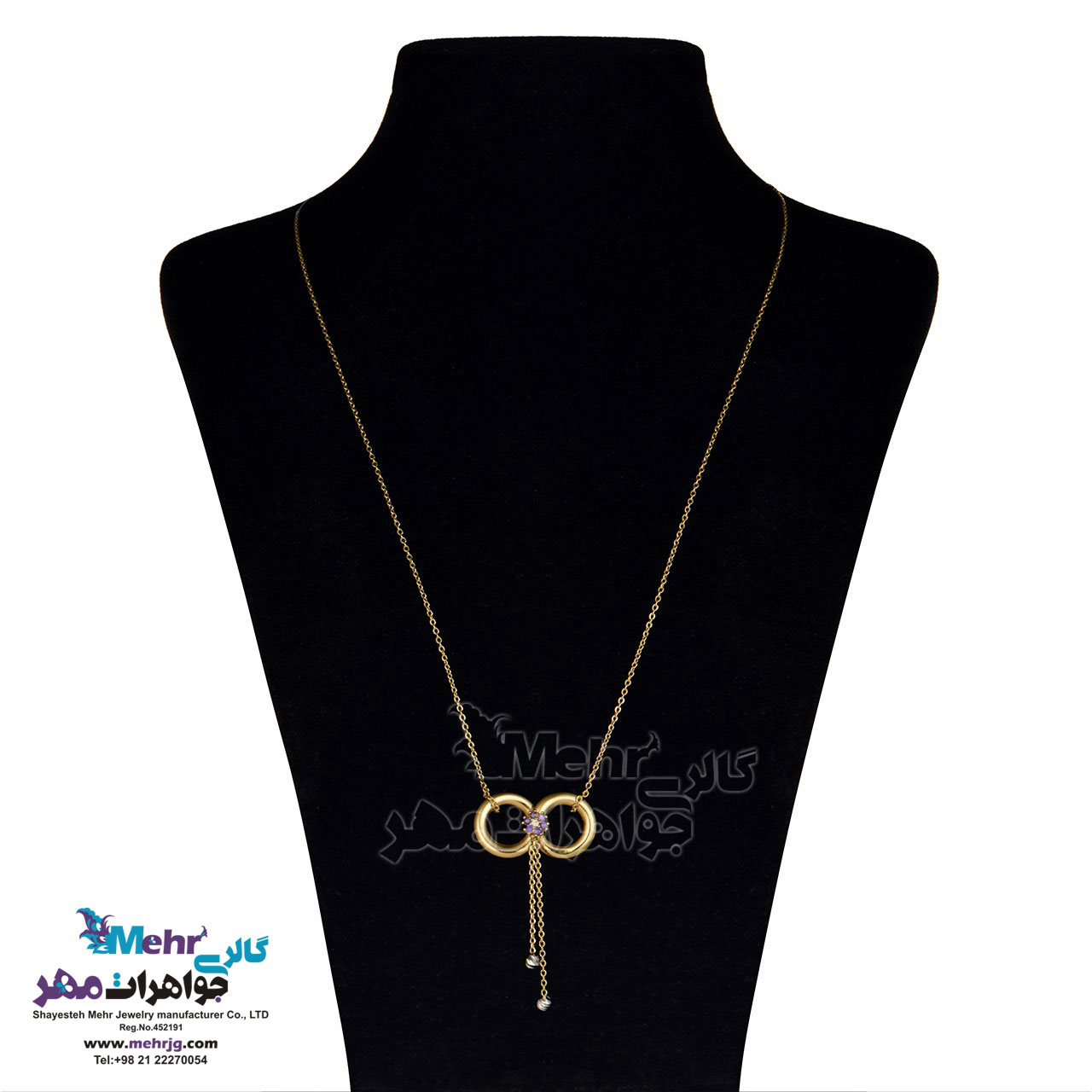 گردنبند طلا - طرح بی‌نهایت