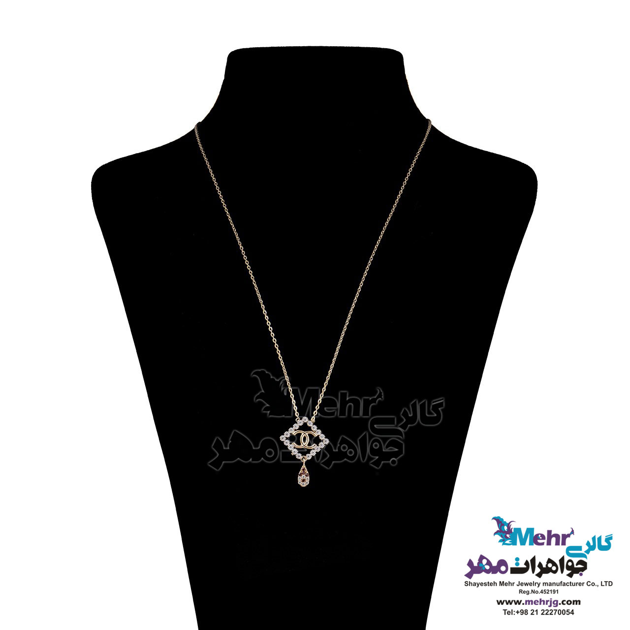 گردنبند طلا - طرح شنل