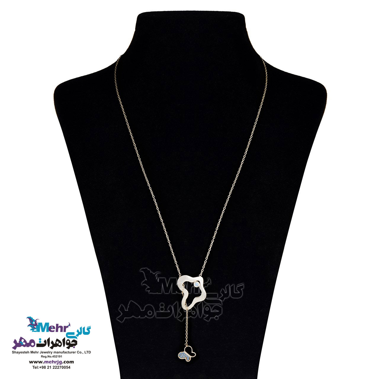 گردنبند طلا - طرح پروانه