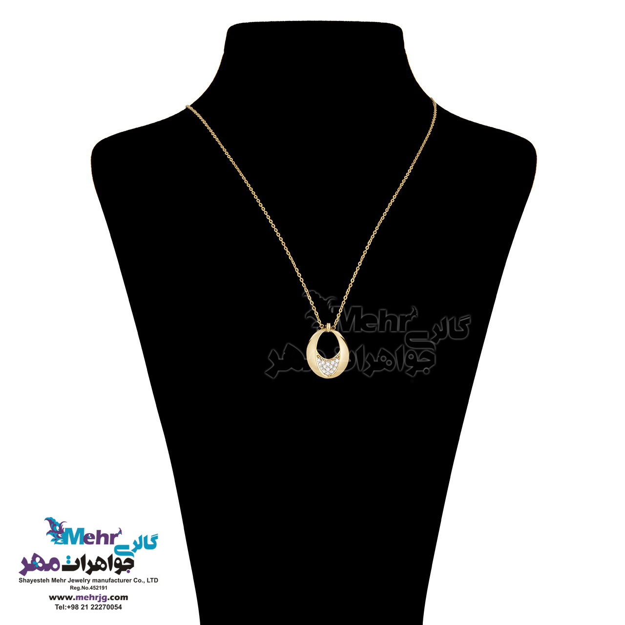 گردنبند طلا - طرح هندسی