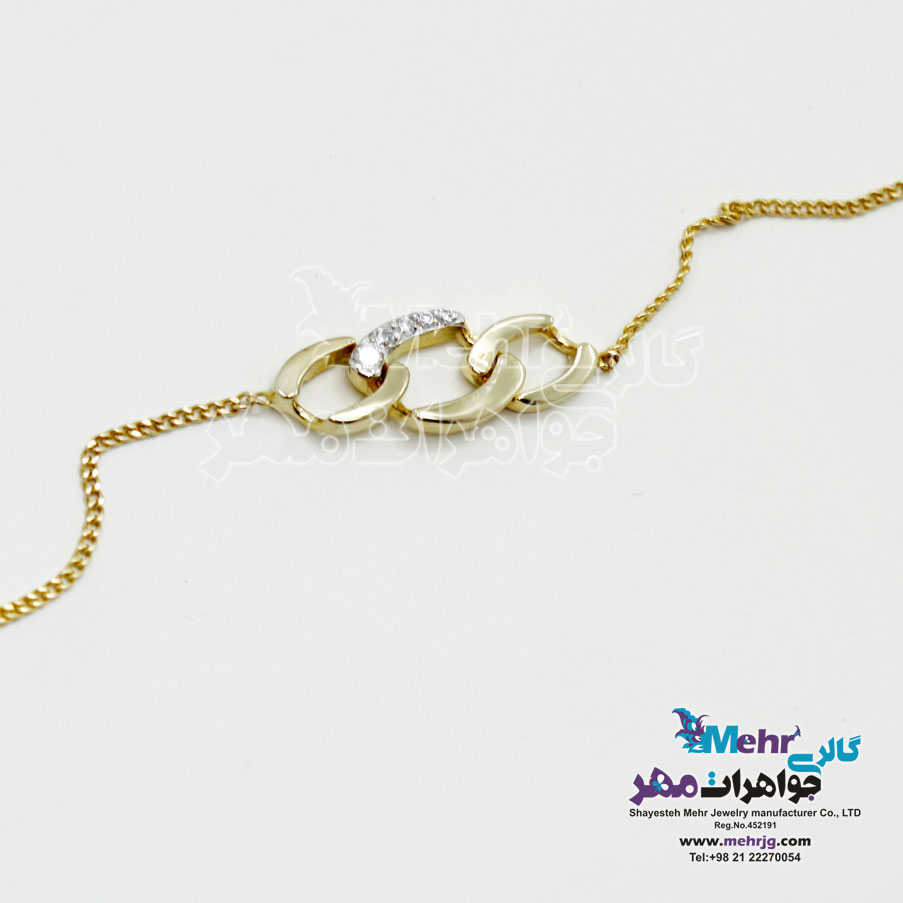 دستبند طلا - طرح کارتیه
