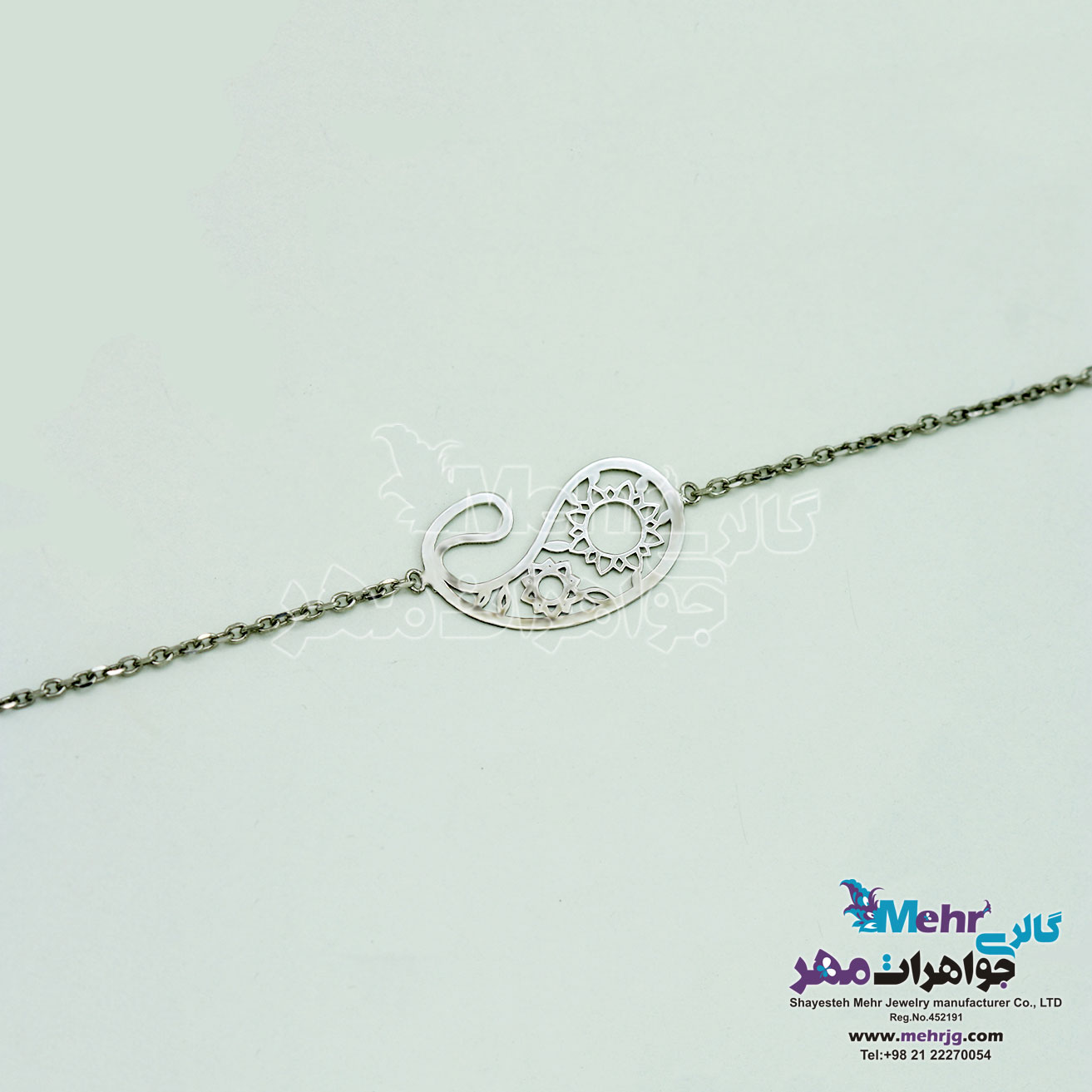 دستبند طلا - طرح بته‌جقه