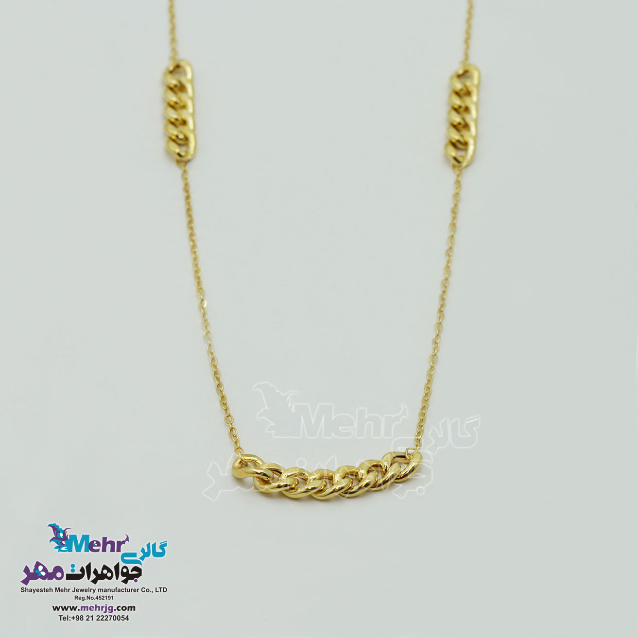 گردنبند رولباسی طلا - طرح کارتیه