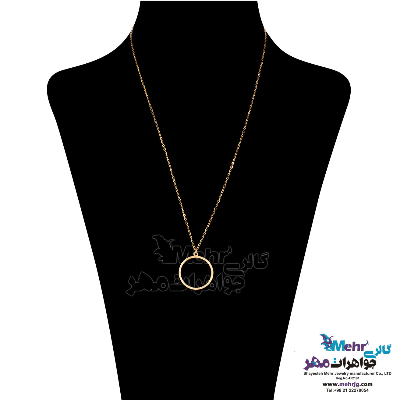گردنبند طلا - طرح هندسی