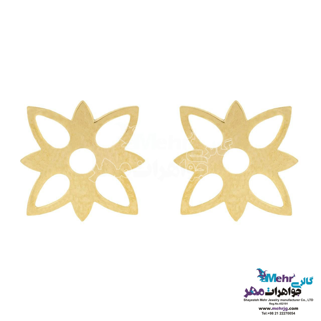 گوشواره طلا - طرح ستاره